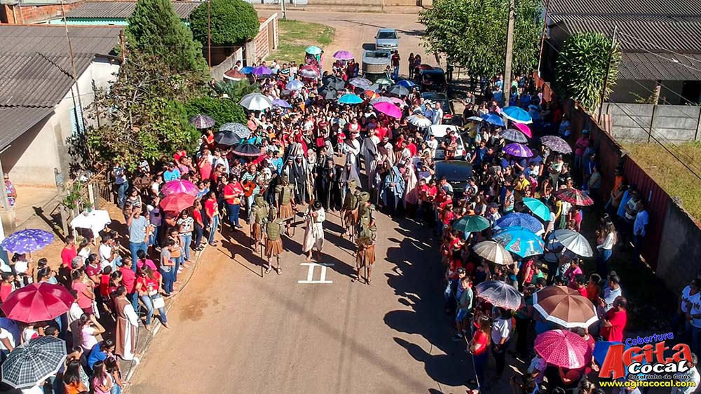 Via Sacra pelas ruas de Cocalzinho
