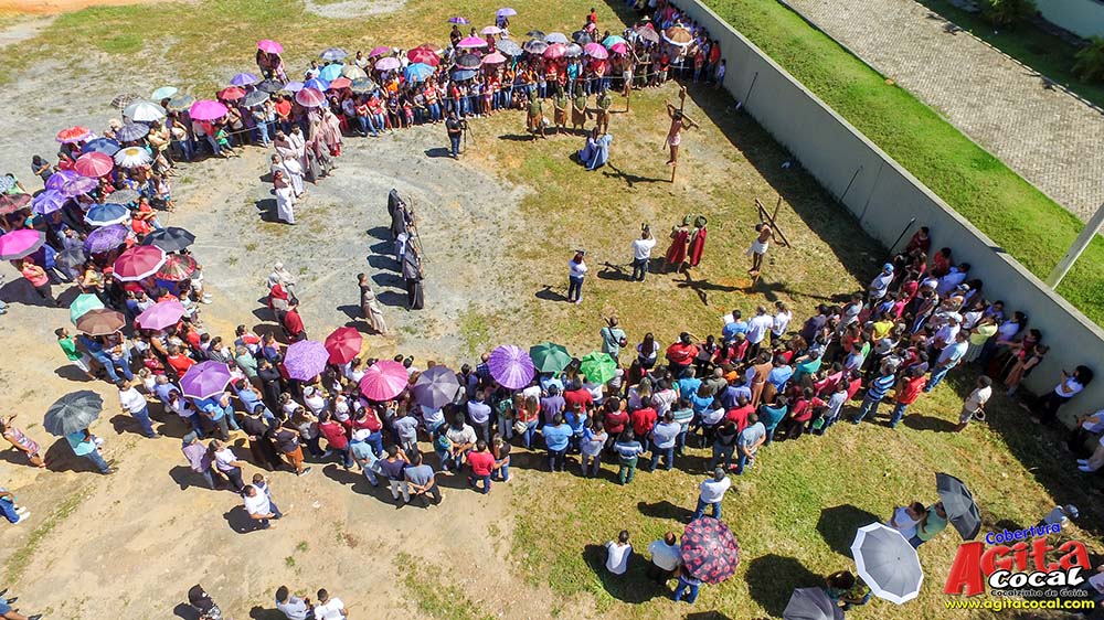 Via Sacra pelas ruas de Cocalzinho