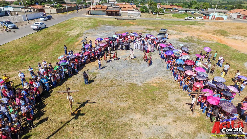 Via Sacra pelas ruas de Cocalzinho