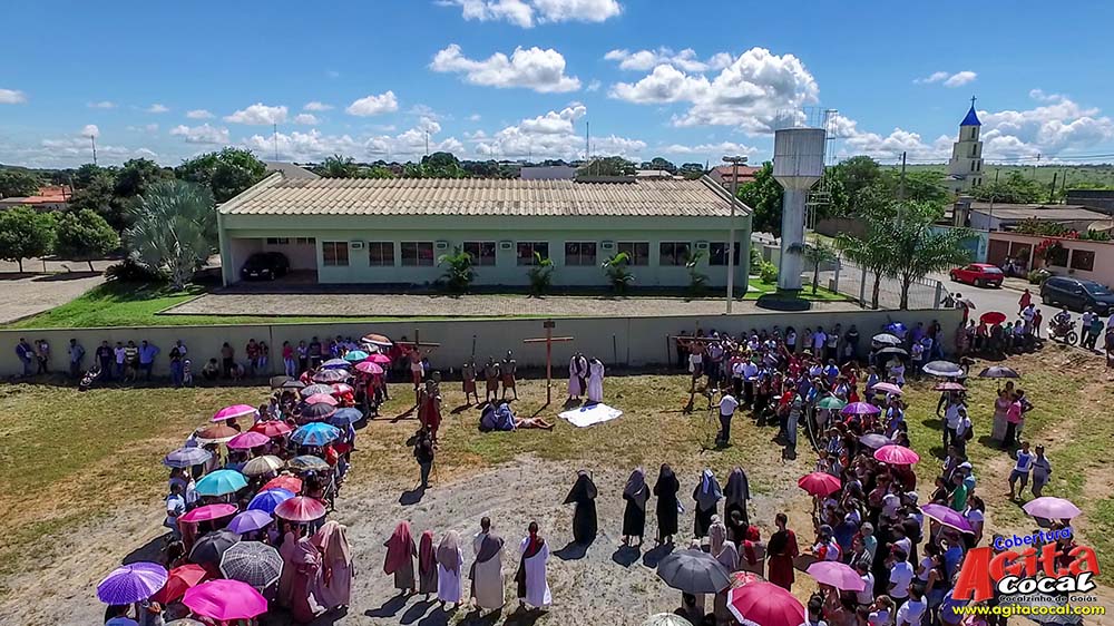 Via Sacra pelas ruas de Cocalzinho