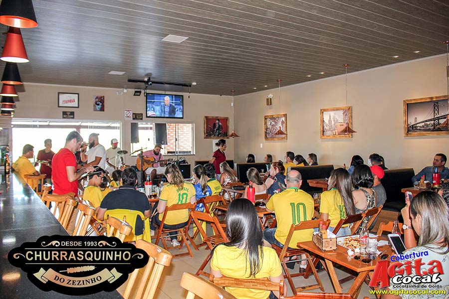 Jogo da Copa no Churrasquinho do Zezinho em Cocalzinho (17/06/2018)