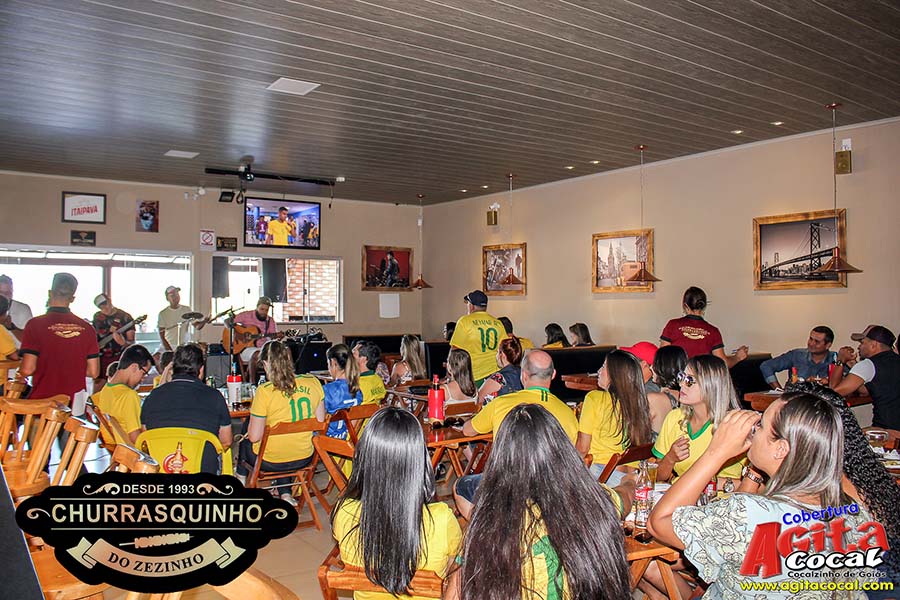 Jogo da Copa no Churrasquinho do Zezinho em Cocalzinho (17/06/2018)