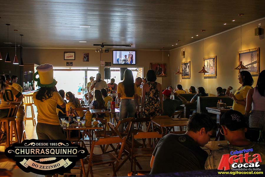 Jogo da Copa no Churrasquinho do Zezinho em Cocalzinho (17/06/2018)