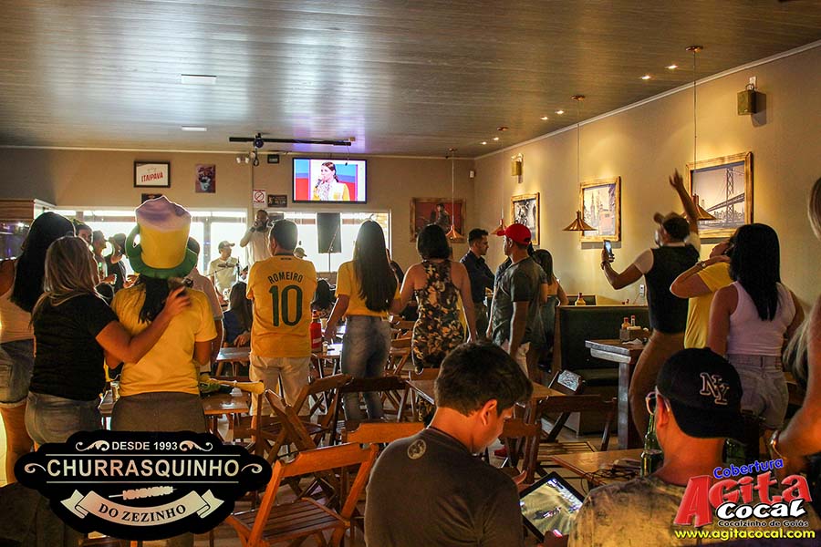 Jogo da Copa no Churrasquinho do Zezinho em Cocalzinho (17/06/2018)